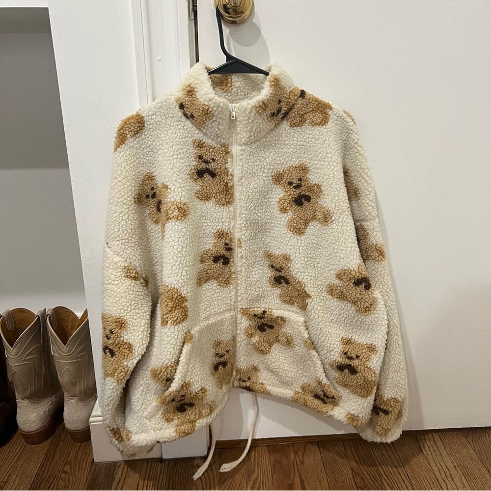 Teddy Bear Zip Up Jacket